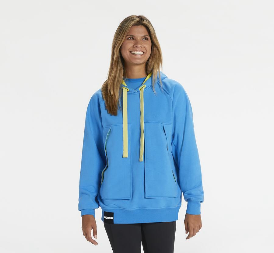 Hoka Womens Hoodie NZ - Hoka Bondi Blue (NSX150693)